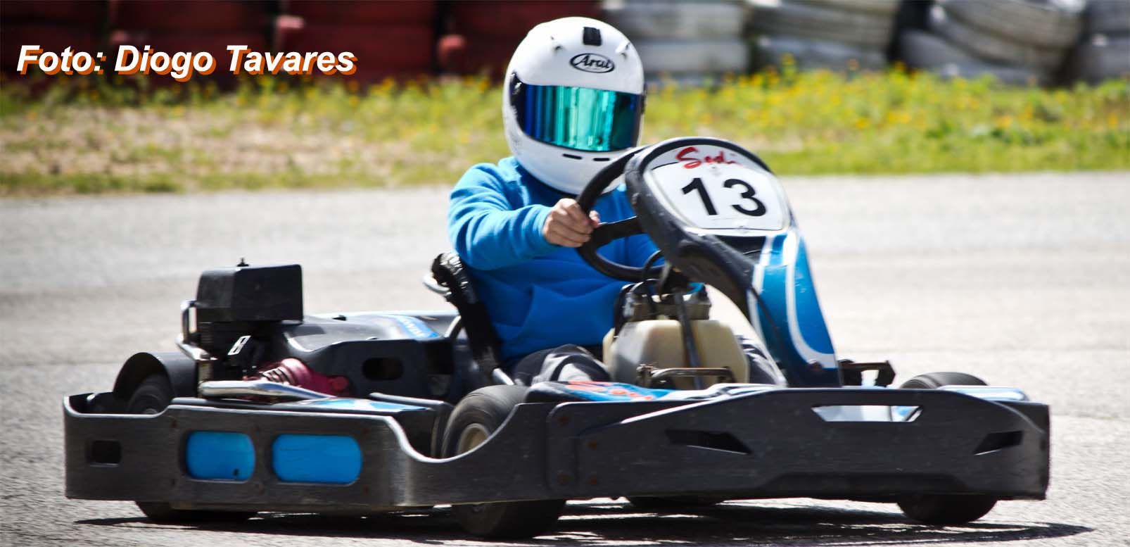 O mais novo piloto de sempre da Nacional Kart, deu-se ao "luxo" de assinar a melhor volta da prova. André Marques tem 12 anos.