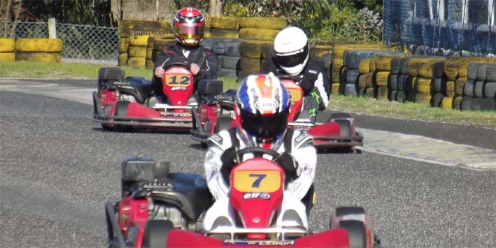 Sérgio Monteiro (7), Diogo Constante e Eduardo Ferreira (12), animaram a fase final desta corrida.