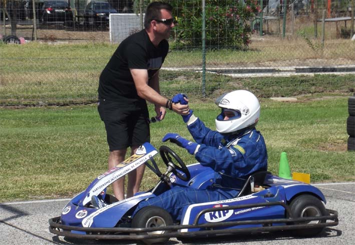 Sorte "madrasta" para a JRS Team Racing. O optimismo inicial , havia de "esfumar-se" durante a prova, quando o seu kart começou a dar problemas mecânicos. 